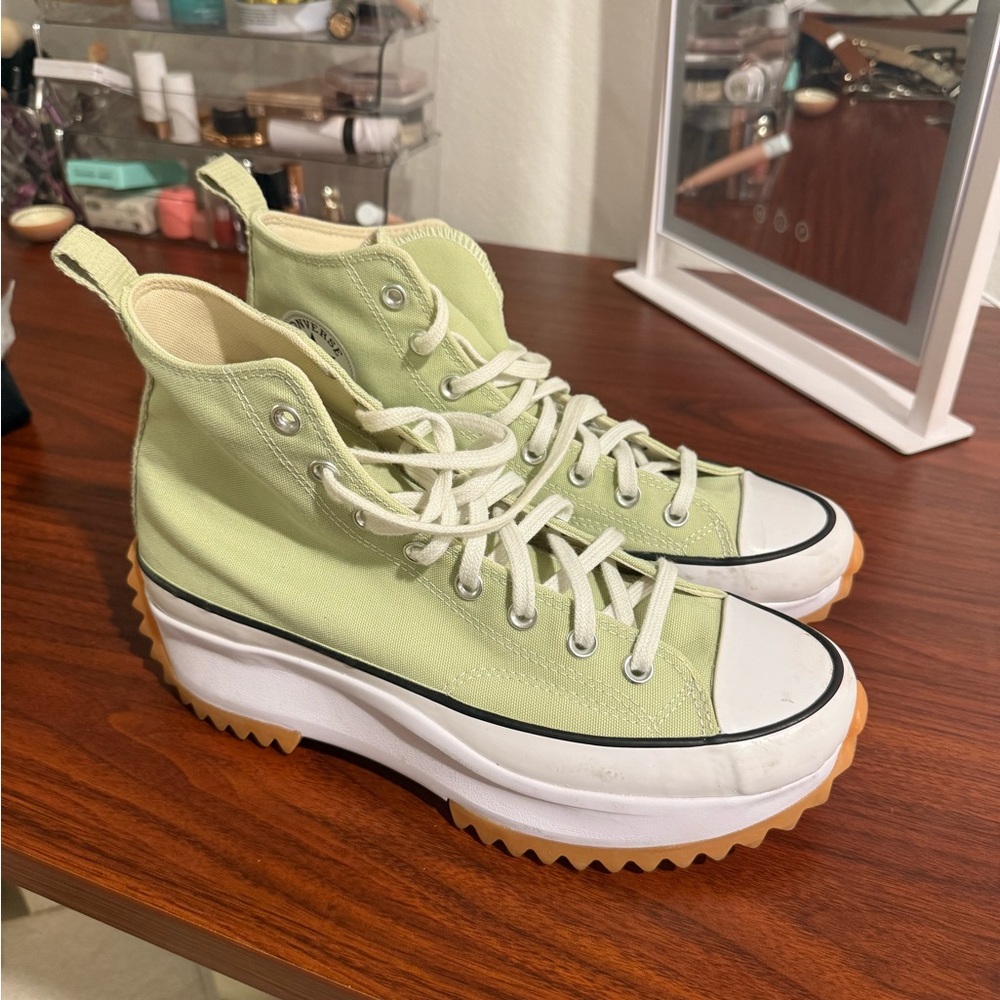 Converse Women's High-Top Sneakers in Pastel Green